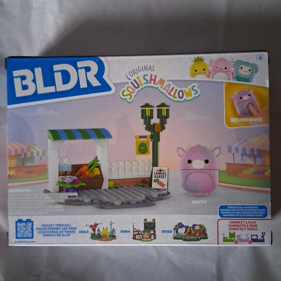 BLDR Squishmallows Patty's Farmers Market Building Set - Patty The Pink Cow - Picture 2 of 4